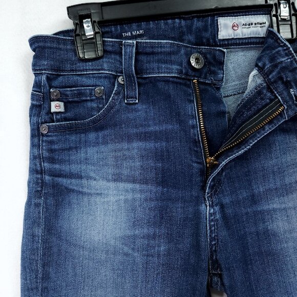 Ag Adriano Goldschmied Jeans Womens Size 26R The Mari High-Rise Straight Denim - Picture 6 of 13